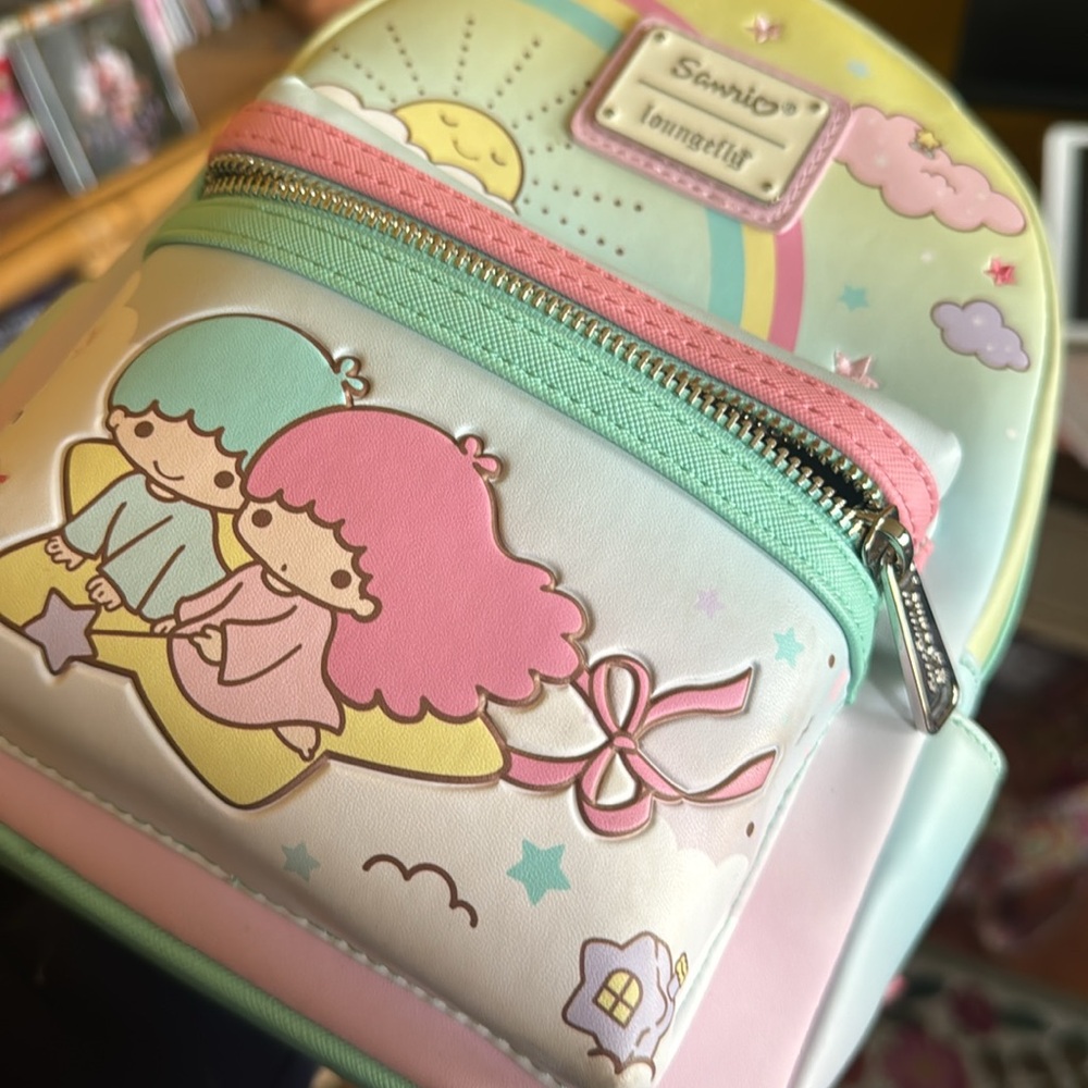 Loungefly Sanrio My Little Twin Stars Backpack BoxLunch - Picture 4 of 4